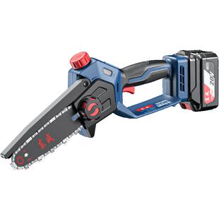 东成电锯5寸家用小型手持充电式伐木锯锂电手电锯大功率锯树锯柴