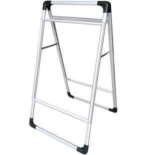 手提海报架折叠店门广告牌手写板KT白招聘招工展示牌支架立式A型