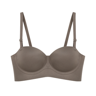 平胸专用8厘米特厚内衣加厚超厚杯8CM小胸聚拢女A变C无痕文胸胸罩