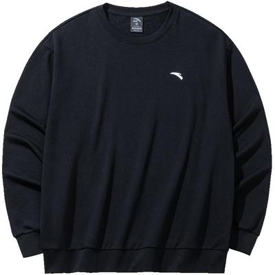 安踏卫衣男圆领运动长袖上衣