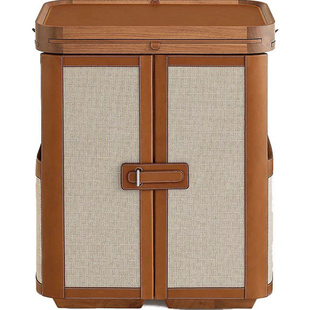 意式轻奢实木梳妆台别墅家用客厅设计师款艺术标准时尚收纳梳妆柜