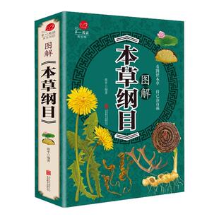 本草纲目正版李时珍原著全套白话版药草书本草纲目彩图版 中医养生入门书籍大全黄帝内经中药材书籍中草药图解大全书中医书籍大全