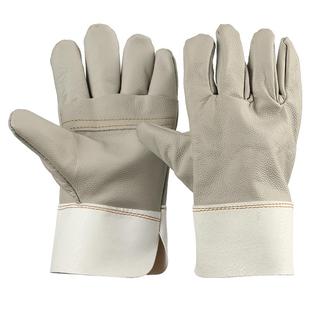 焊工电焊手套短款防烫柔软头层牛皮厚耐高温搬运耐磨防穿刺工作