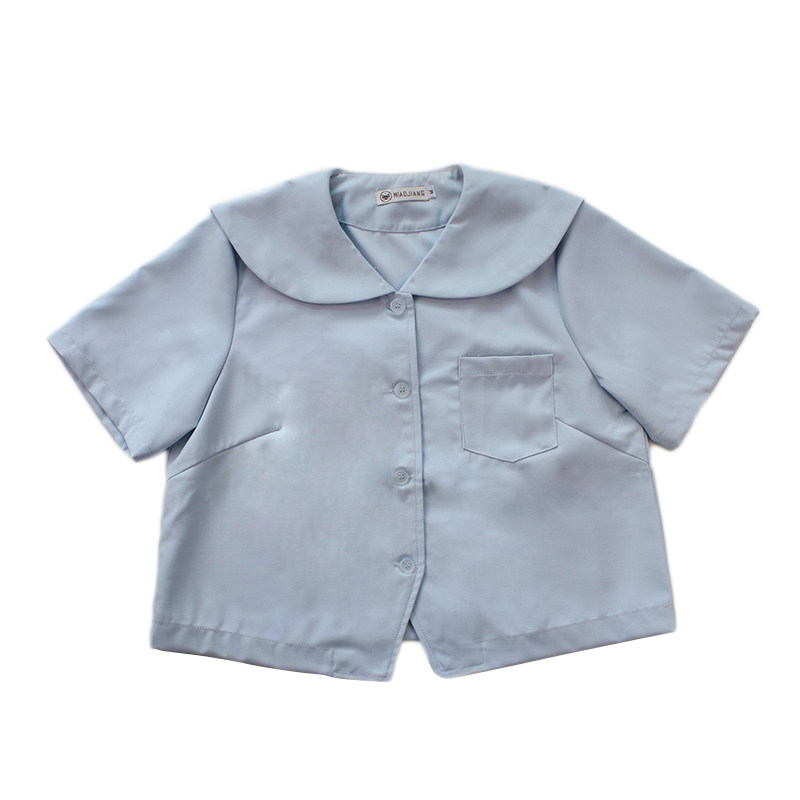 【喵酱JK】 白水茶无本关东关西札幌襟JK制服水手服短袖夏服 现货