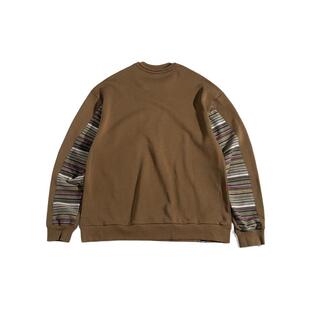 PHANTACi范特西 SERAPE SWEATSHIRT 23秋冬男士七彩布花条纹卫衣