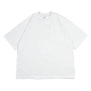 BEAMS SSZ联名HEAVYWEIGHT日系免烫纯色重磅口袋白色短袖T恤男女