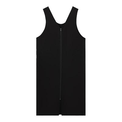 bbfer本依凡秋款黑色背带裙女背心连衣裙遮肚显瘦长裙STSLQ0324