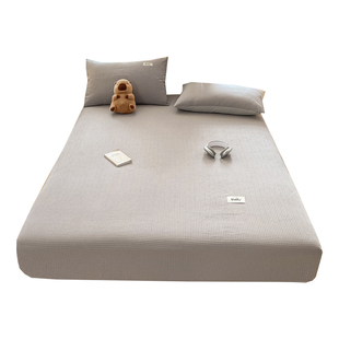 A类定制全棉床笠纯棉床罩单件榻榻米宿舍90x190床垫保护套135x200