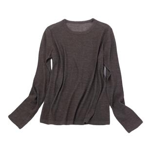 Say Ya【幻】80支圆领长袖四季羊绒打底 零约束/薄软/弹力