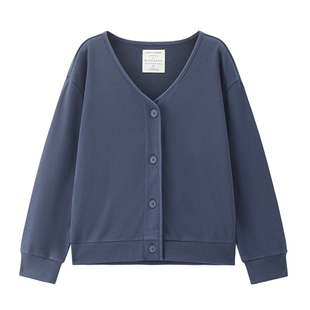 佐丹奴休闲外套女2026年春新款外搭叠穿纯色V领卫衣开衫05375862