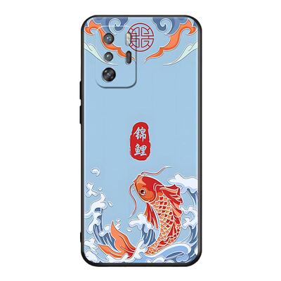 秋昊适用于红米note10pro 5g时尚新款手机壳m2104k10ac全包男女防摔保护套redmi软硅胶古风小清新外壳note10p