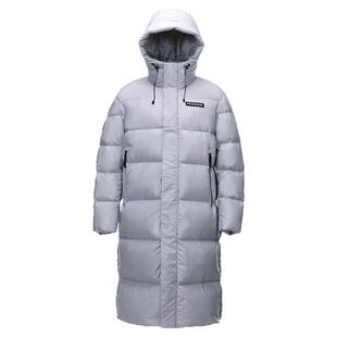 企鹅极寒系列中长款羽绒服女2025冬季户外防风防寒过膝羽绒袄外套