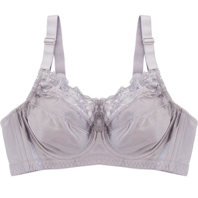 光面超薄款大码全罩杯无海绵内衣