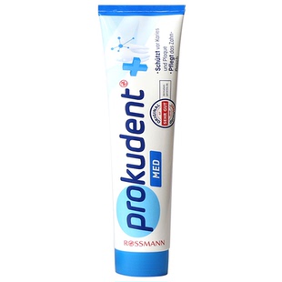 德国prokudent必固登洁牙膏成人修复防蛀固齿清新口气去黄去口臭