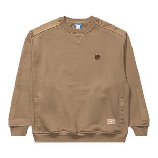 UNDEFEATED五条杠官方秋季新品潮流美式运动圆领长袖卫衣