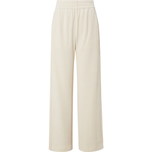 DOUBLOVE贝爱通勤雪尼尔阔腿裤香蕉裤糯米显瘦裤直筒休闲裤25年冬