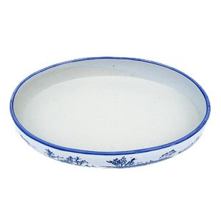 吸水石底座盆假山盆景陶瓷上水石盆水培多肉碗莲水仙盆青花瓷花盆