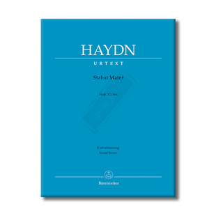 海顿清唱剧葬礼音乐 Stabat Mater 悼歌 HobXXbis1767/1803年版 声乐总谱/钢琴缩谱 骑熊士原版乐谱书 Haydn BA4642-90