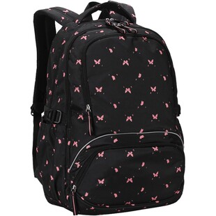 卡拉羊书包女初中生 高中生中学生大容量减负轻便双肩包女生男生