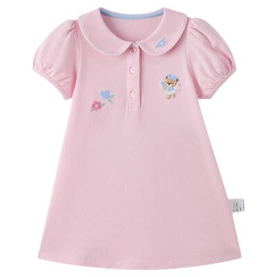 【5A抗菌】PawinPaw卡通小熊童装26年春夏季新款女宝宝连衣裙可爱