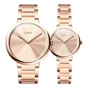 正品罗宾尼手表男女品牌防水简约时尚石英腕表情侣一对表新款