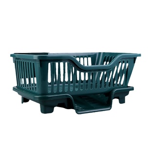 厨房水槽沥水碗架餐具滤水篮碗盘筷子置物架多功能双层洗碗收纳篮