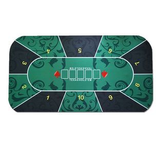 德州扑克筹码橡胶垫桌布台布百家乐骰宝轮盘防滑桌垫台泥游戏布