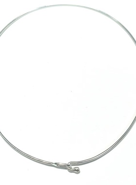 雅庄925纯银手工时尚简约气质女款 硬质项圈自由搭配各种吊坠饰品
