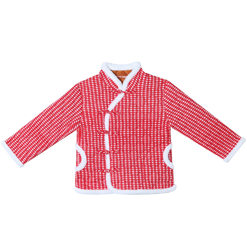 新款儿童网红同款复古潮流中国风亲子装女童外套宝宝棉衣小碎花袄