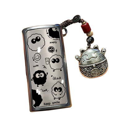 广汽传祺gs4plus钥匙套m6pro传奇gs8扣ga8壳ga6m8车gs5汽车用品