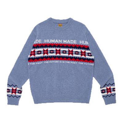 【现货】Humans Mades毛衣针织衫圆领男女情侣款潮流宽松休闲款潮