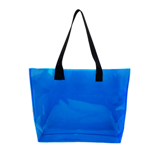 PVC手提袋定制透明镭射袋网红展会活动防水单肩袋礼品袋定制包邮