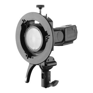 神牛S2/S3闪光灯支架 S型 保荣口柔光箱卡盘 机顶热靴闪光灯V1/V100/v480/AD200 AD300PRO 转保荣口配件