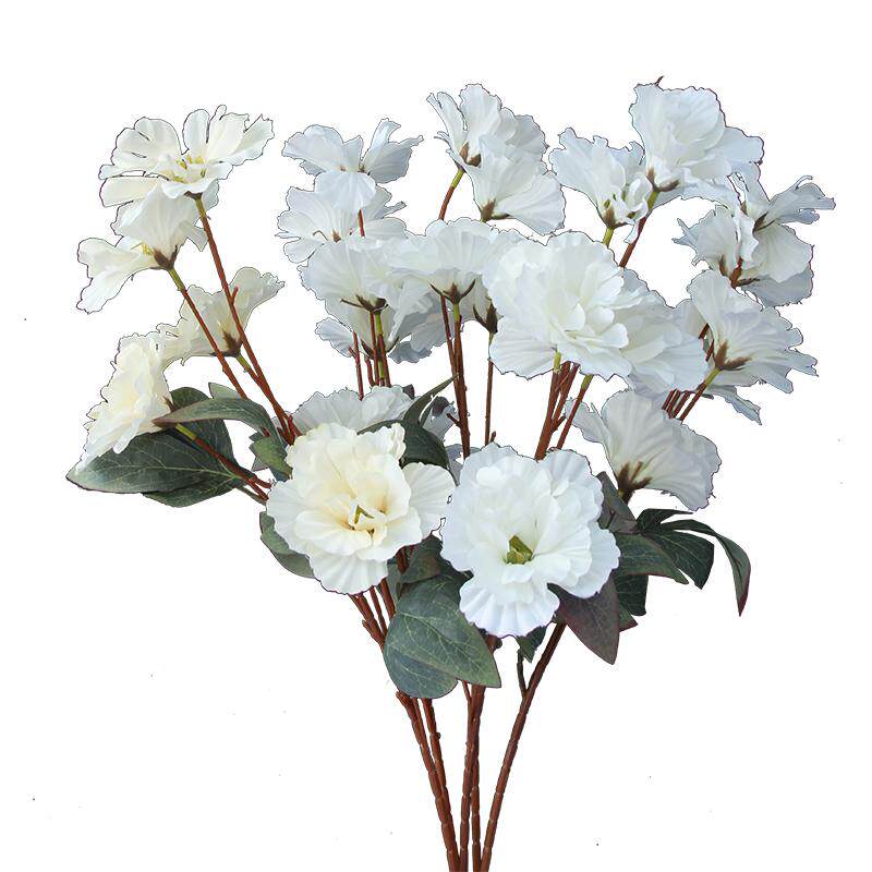 白色婚庆绢花婚礼仿真花花材假花