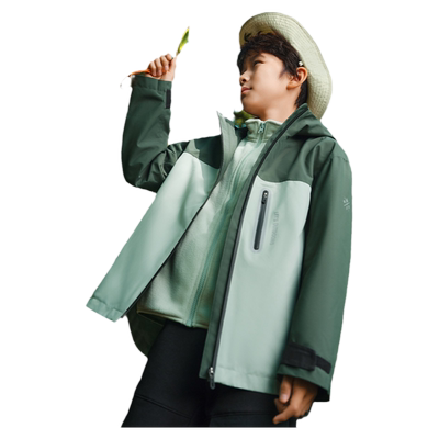 巴拉巴拉儿童冲锋衣男童三合一外套大童防水上衣2025秋季新款童装