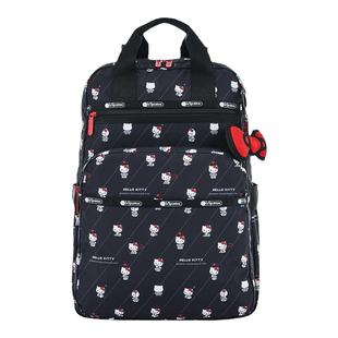 LeSportsac乐播诗HELLOKITTY合作系列大容量通勤双肩包旅行包女