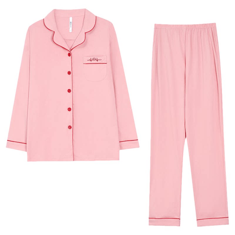 专柜同款红豆棉女睡衣居家服套装