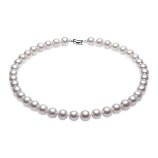 【近圆强光赠证书】北海淡水无核珍珠项链妈妈款9-10mm强光颈链