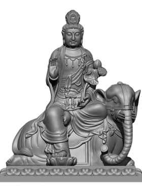 树脂文殊普贤菩萨佛像摆件居家装饰供奉神像居家客厅文殊佛像摆件