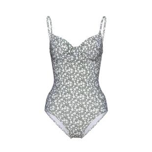 atlanticbeach小蝴蝶遮肚连体泳衣女夏2025新款高级感泡温泉泳装