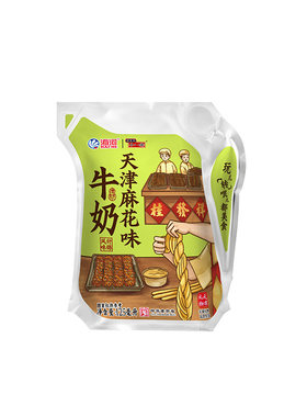 海河牛奶天津麻花味牛奶125ml/袋