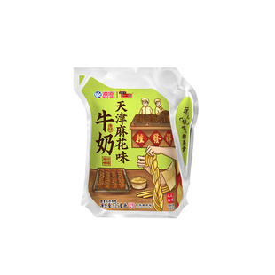 海河牛奶天津麻花味牛奶125ml袋生牛乳≥80%调制乳网红风味牛奶