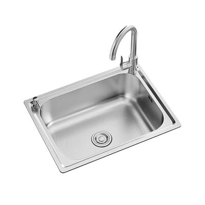 欧旗304不锈钢加厚加深单槽水槽