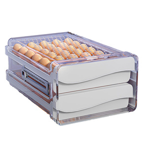 佳帮手食品级鸡蛋收纳盒家用抽屉式保鲜盒冰箱专用放鸡蛋整理神器