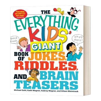 英文原版 The Everything Kids' Giant Book of Jokes Riddles and Brain Teasers 孩子的百宝箱 笑话谜语脑筋急转弯 进口英语书籍