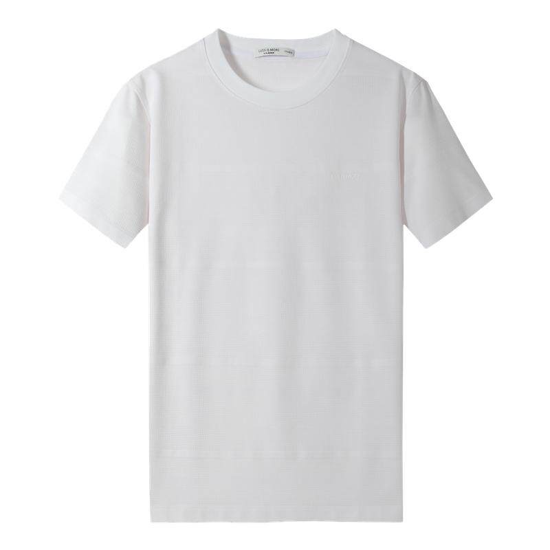 【桑蚕丝】利郎青年商务短袖t恤衫2026年夏季时尚休闲圆领短t男