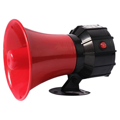 125高分贝警报器喇叭真人语音报警消防声音款/防盗报警器24V220V