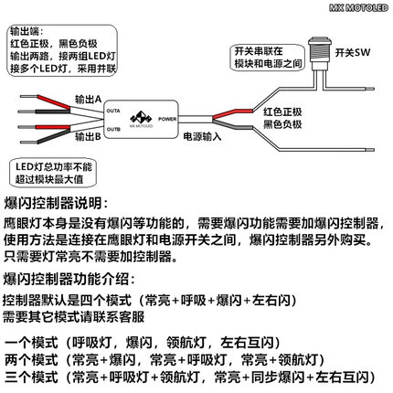 梦想LED鹰眼灯牛眼超薄改装反击辅助汽车摩托日行灯转向刹车9灯珠