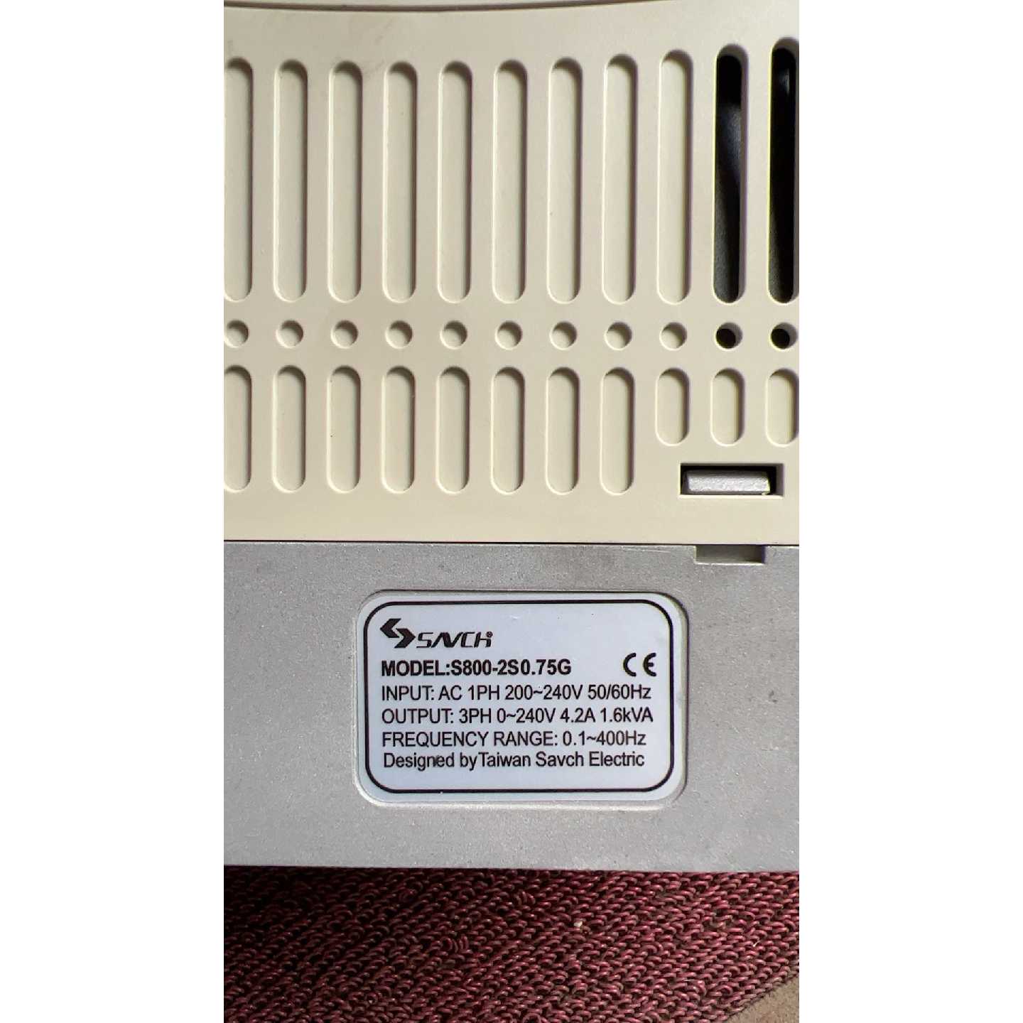 议价拆机台湾三碁变频器型号S800-2S0.75G