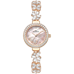 迪士尼正品紫藤花手表女款轻奢高级感女士情人节生日礼物送女朋友